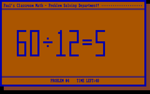 Screenshot of Paul's Classroom Math