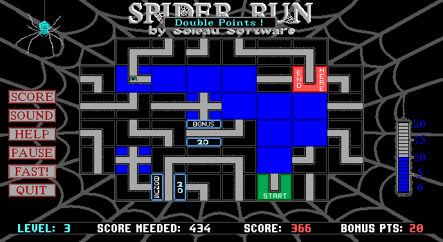 Screenshot of Spider Run