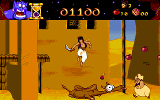 Screenshot of Disney's Aladdin