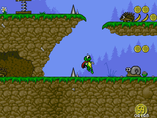 Screenshot of Superfrog
