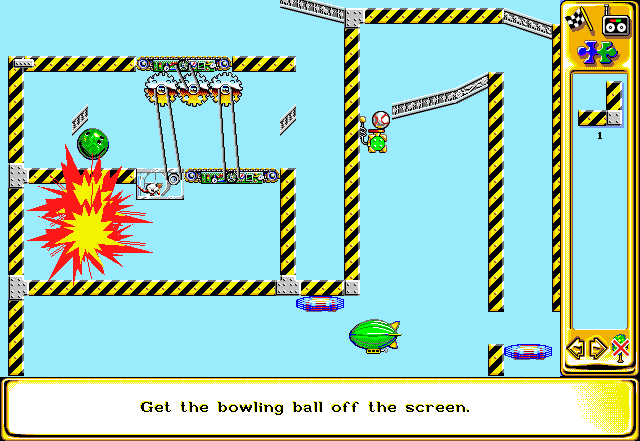 Screenshot of The Incredible Machine 2