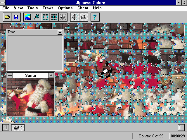 Screenshot of Jigsaws Galore