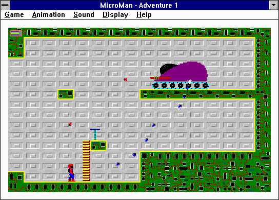 Screenshot of The Adventures of MicroMan