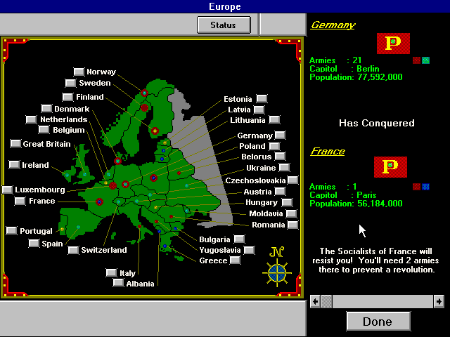 Screenshot of World Empire II Deluxe