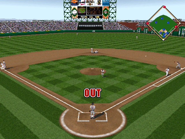 Screenshot of Microsoft Baseball 2001
