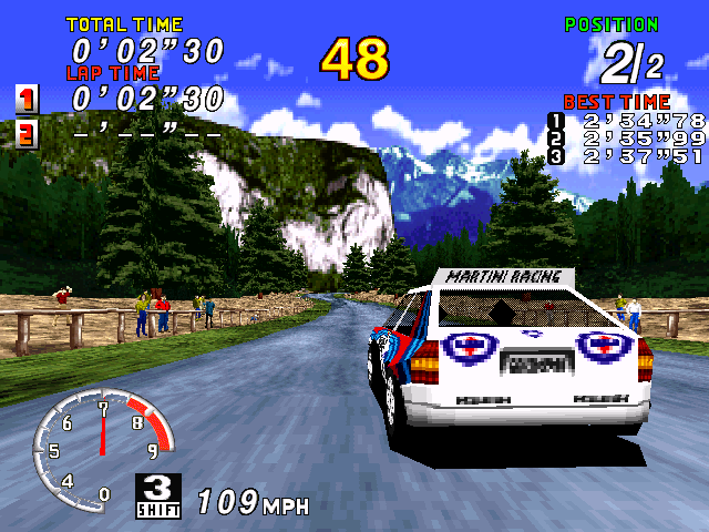 Screenshot of Sega Rally Championship