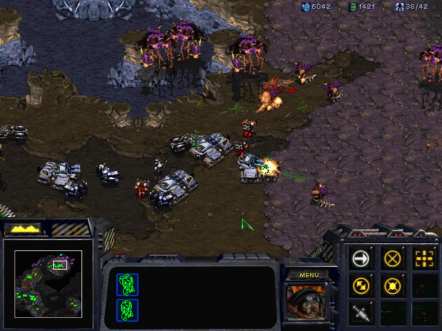Screenshot of StarCraft