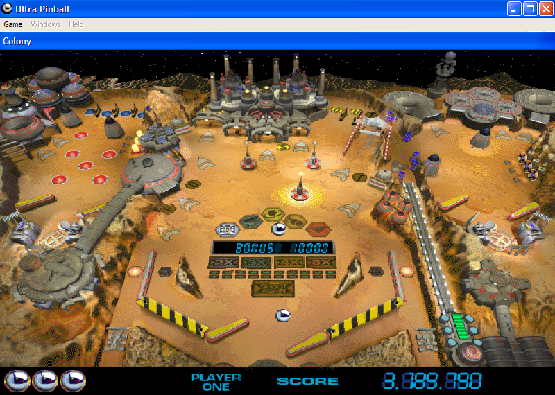 Screenshot of 3D Ultra Pinball