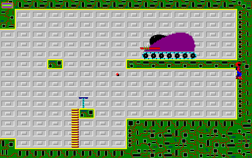 Stuck in the wall in the Refight the Boss tank glitch